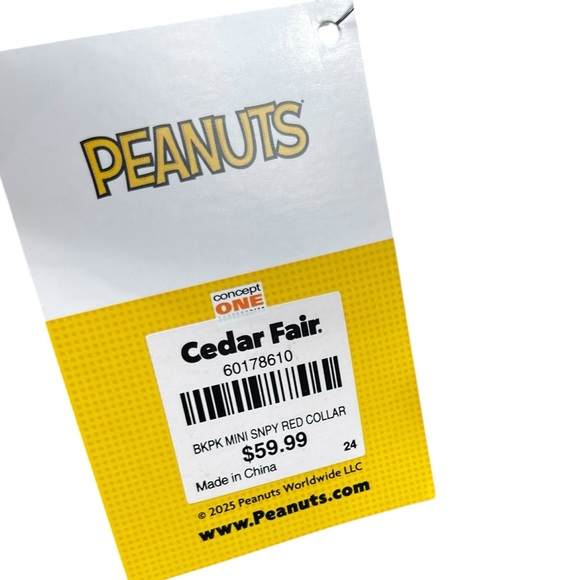 Peanuts Snoopy Mini Backpack - Picture 4 of 6